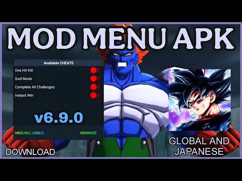 Dragon Ball Legends MOD MENU v6.9.0 APK / Dragon Ball Legends hack / dragon ball legends