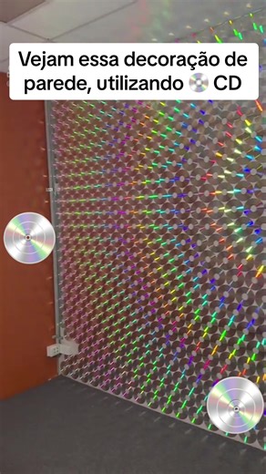 Decoração Criativa: Utilize CDs na Parede do Quarto