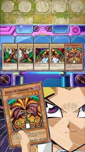 DRAWING ALL 5 EXODIA PIECES ON TURN 1 #yugioh