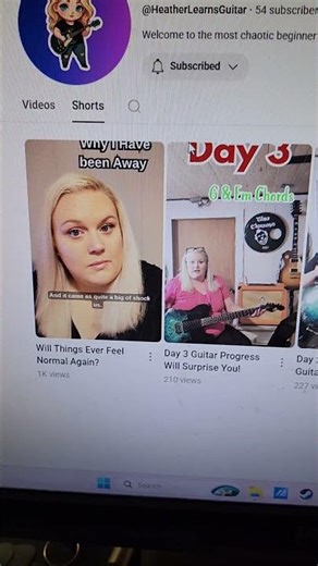 🎸 Heather's Guitar Channel Will Be a Hit… (or ELSE 😅)