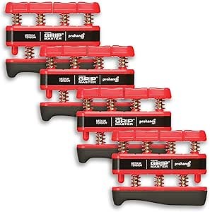 Prohands Gripmaster Hand Exerciser, Finger Exerciser (Hand Grip Strengthener), Spring-Loaded, Finger-Piston System, Isolate & Exercise Each Finger