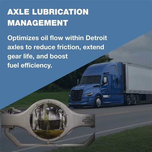 Detroit’s Axle Lubrication Management (ALM) keeps things running smoothly by regulating oil flow to cut down on friction and wear. The result? Longer gear life, and better fuel economy. | Demand Detroit