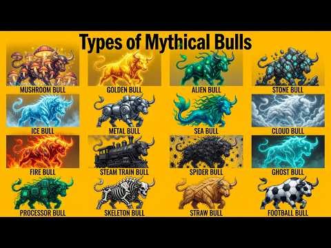 16 Mythical Bulls You Won't Believe Exist | Epic Bull Comparison 🐂