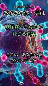 112. 【衝撃】あなたの『甘い生活』が体を壊す！？誰も知らない糖尿病のメカニズム😱 #糖尿病 #インスリン #血糖値 #健康 #医学 #メカニズム #生活習慣病 #細胞 #治療