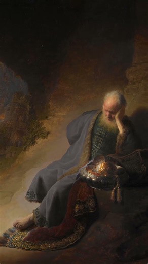 Rembrandt van Rijn. Jeremiah Lamenting the Destruction of Jerusalem