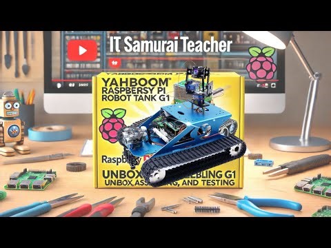 Unboxing & Assembling Yahboom Raspberry Pi Robot Tank G1 #RaspberryPiRobotics