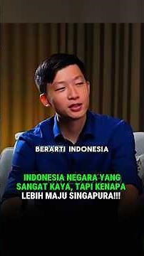 INDONESIA NEGARA YANG SANGAT KAYA, TAPI KENAPA LEBIH MAJU SINGAPURA? #andryhakim #stockwise #fyp