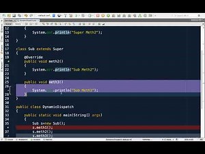 12.13 : Practising Dynamic Method Dispatch — [Abdul Bari] Java Course