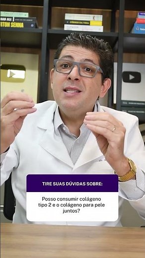 Posso consumir colágeno tipo 2 e o colágeno para pele juntos?