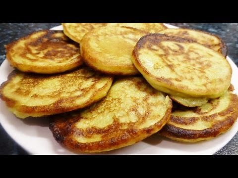 Eastern Style Courgette (Zucchini) mini pancakes / oladi recipe