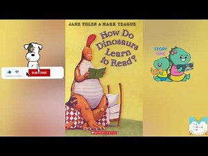 How do Dinosaurs Learn to read ? | Read aloud book for kids