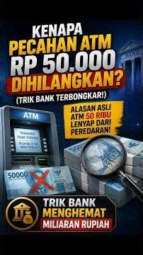Kenapa Pecahan ATM Rp 50.000 Dihilangkan? (Trik Bank Terbongkar!) #logikarupiah #edukasifinancial