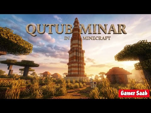 Built Qutub Minar in Minecraft 😱 | India’s Tallest Monument Recreation