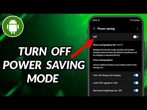 How To Turn Off Power Saving Mode On Samsung