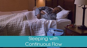 Sleeping with Continuous Flow Oxygen Concentrators