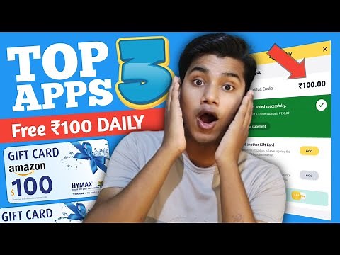 TOP 3 APPS - Free Amazon gift card earning apps 2025 | how to Get Free Amazon Flipkart Gift Cards