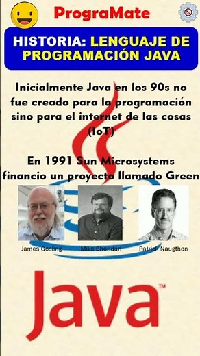 Historia 👉 Lenguaje de Programación Java
