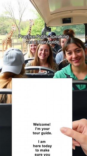 Practice Public Speaking as a Tour Guide