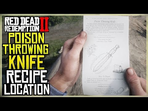 WHERE TO FIND THE POISON THROWING KNIFE - RED DEAD REDEMPTION 2 EXACT LOCATION