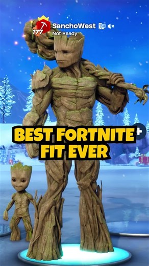 I AM GROOT AHHHH FORTNITE FIT #fortnitebr #fortnitechp7 #fortnitememes #fortnite #groot