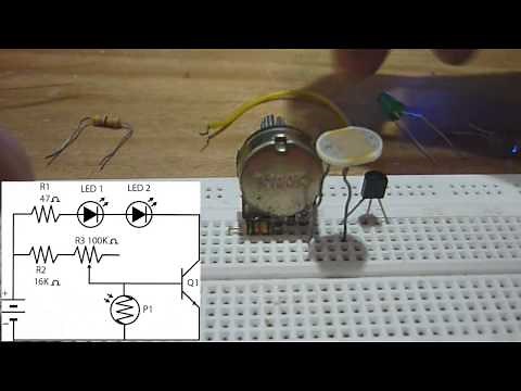 Protoboard: Luz nocturna automática