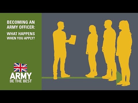 Becoming an Army Officer - what happens when you apply?
