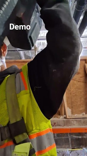 preparing metal cuts to install new pan decking, beams, and concrete for an elevator pit#demolition