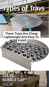 How Trays Work and Types Used in Distillation Columns”