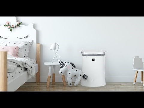 Sharp Plasmacluster Ion Air Purifier with True HEPA for Medium Rooms (FPK50UW)