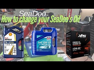 SeaDoo Oil Change // How-To