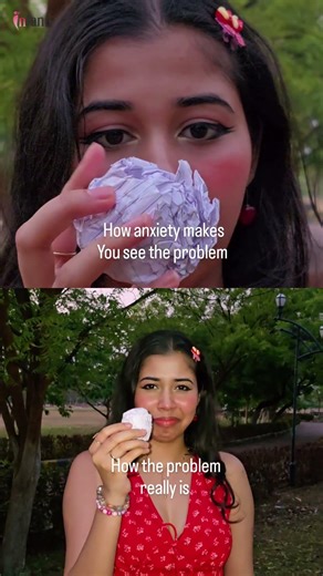 How anxiety makes you see the problems 😞 #anxiety