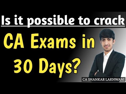 Is it really possible to crack CA Exams in just 30 Days? I CA Final & CA Inter Sep'25