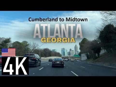 Road Tour – Atlanta's Cumberland "Edge City" to Midtown - Atlanta, Georgia, USA