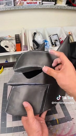 EVA Foam Batman Cowl: Free Template for Cosplay Builders