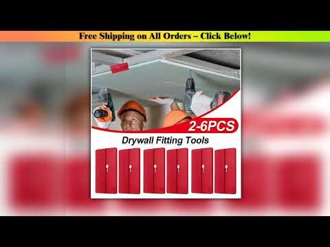 2/4pc Drywall Fitting Tool Plasterboard Fixing Tool Room Ceiling Sloped Wall Decoration Carpenter