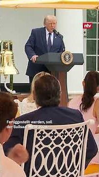 Trump raves about rocket- and bulletproof ballroom | #ntv