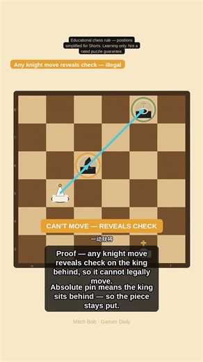 Chess Tip: Absolute Pin — That Piece Can’t Move