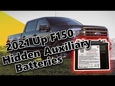 Hidden 12 Volt Batteries on the 2021 Up F150