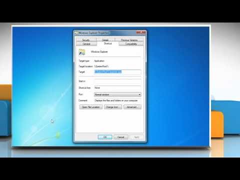 Windows® 7: How to set the Windows® Explorer Startup Folder?