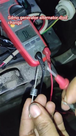sdmo generator alternator diode change #shortvideo