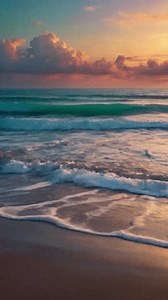 The Wave of ocean on Beach.