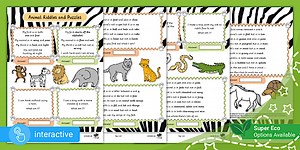 What am I? Animal Riddles (Ages 5 - 7)