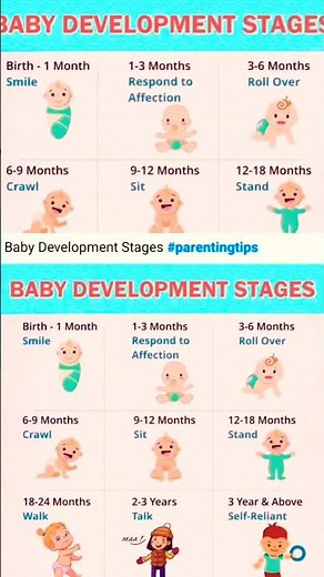 Baby development stages