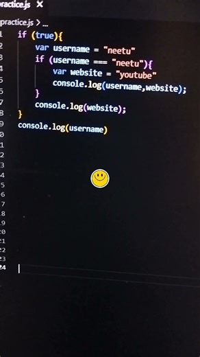 Understanding var scope in Nested Blocks⚡✨💯