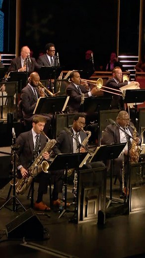Jazz at Lincoln Center on Instagram: "Merry (almost) Christmas Eve! Celebrate by streaming this year’s Big Band Holidays performance, available on demand on Jazz Live through the end of this year. Jazz Live is available on your TV, tablet, phone, and desktop—see what it has to offer at jazzlive.com."