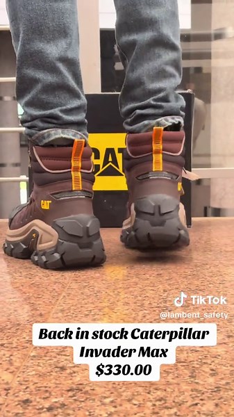 Don't push the limits, destroy them. A confident work boot like no other, Invader Max is powered by the unstoppable machines of Caterpillar and the relentless pursuit of engineering excellence with overt protection features from top to bottom. If Caterpillar machinery were a shoe, Invader Max would be it.#safetyboots #invadermax#zimtiktokers🇿🇼🇿🇼🇿🇼 #100millionviews #fyp