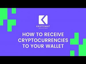 How to receive cryptocurrencies to your wallet | Kriptomat