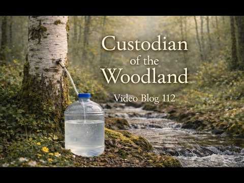 Custodian of the Woodland blog 112. Birch Tapping in Derbyshire Woodland. A Quiet Spring Ritual.