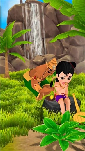 Hanuman Chalisa | Little Hanuman💪 3D Run Gameplay #shorts