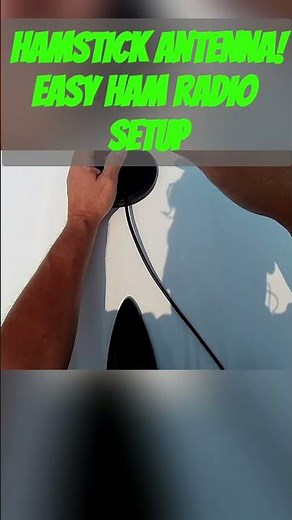 Simple Hamstick Install for POTA & Field Day #shorts #hamradio